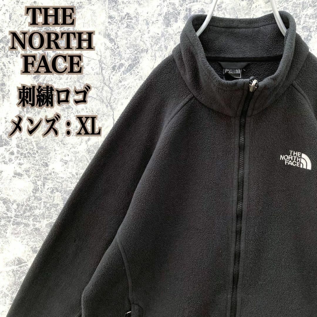 THE NORTH FACE(ザノースフェイス)のIN18 US規格ザノースフェイスフロントバック刺繍ラグランフリースビッグXL メンズのジャケット/アウター(その他)の商品写真