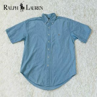 ラルフローレン(Ralph Lauren)のラルフローレン　BLAIRE デニム　シャンブレー　半袖で　シャツ　大きめ(シャツ)