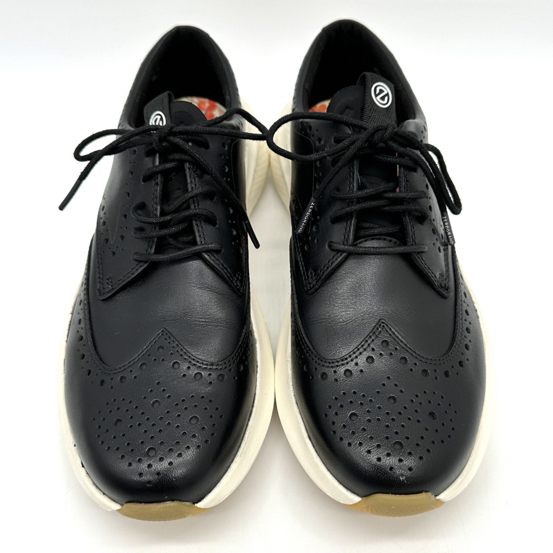 Cole Haan(コールハーン)の〈極美品〉ZERO GRAND ゼログランド【24cm】ウィング スニーカー 黒 レディースの靴/シューズ(スニーカー)の商品写真