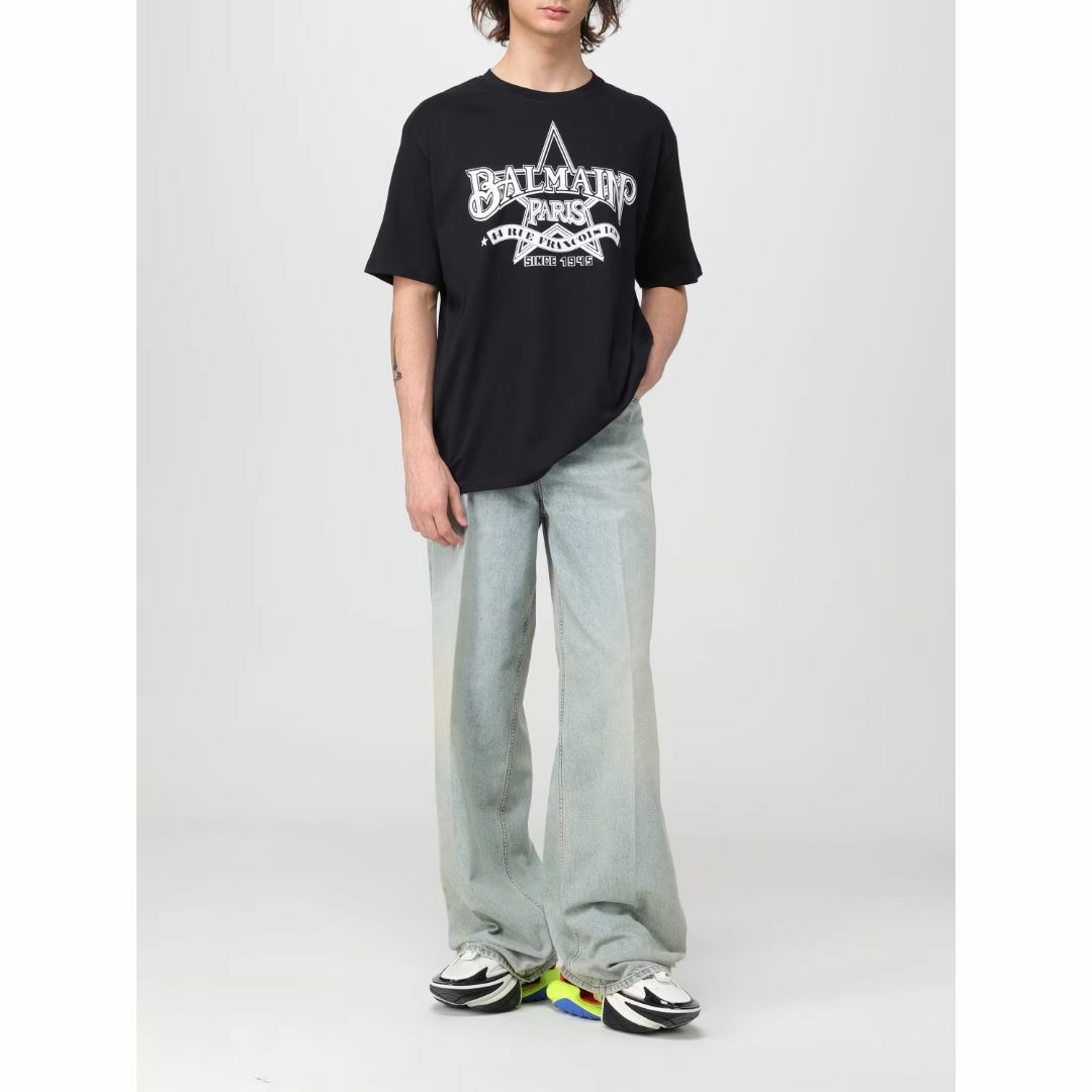 BALMAIN(バルマン)の新品 Balmain スター Tシャツ M メンズのトップス(Tシャツ/カットソー(半袖/袖なし))の商品写真