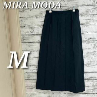 MIRA MODA aラインロングスカート　フレア　毛１００％　M(ロングスカート)