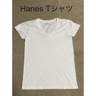 Hanes - Hanes Tシャツ Vネック レディース