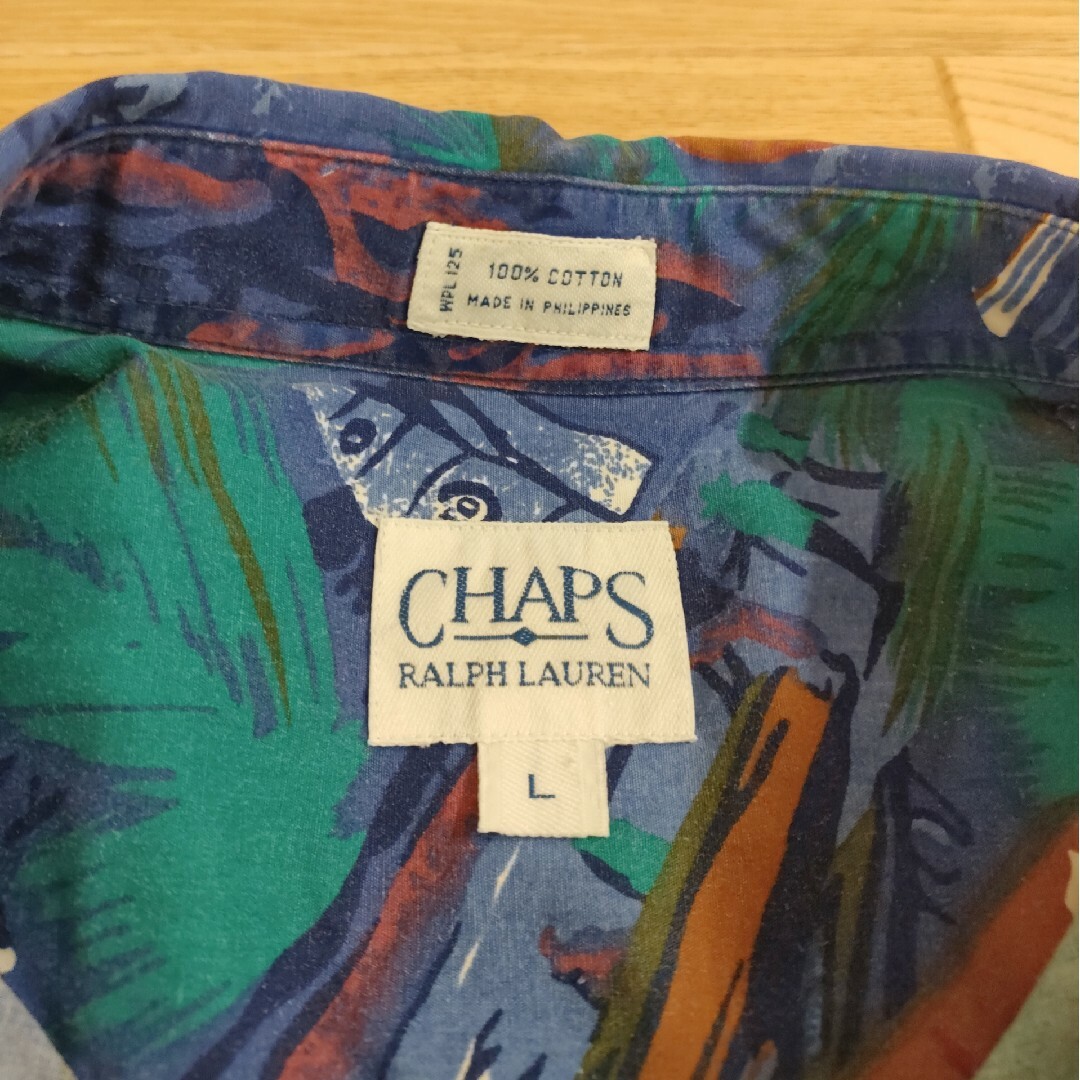 Ralph Lauren(ラルフローレン)のChaps Ralph Lauren ヴィンテージ アロハシャツ Lサイズ メンズのトップス(シャツ)の商品写真