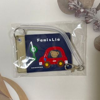 familiar - 【新品未使用】ファミリア　パスケース　familiar ネイビー