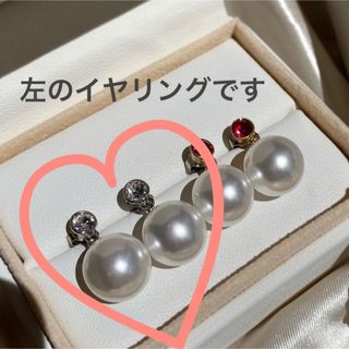 u＋　ユープラス　パール　ムーンストーンイヤリング　アクセサリー　ジュエリー