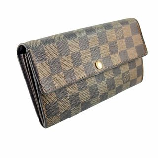 ルイヴィトン(LOUIS VUITTON)のルイヴィトン 長財布 レディース ポルトフォイユ サラ ダミエ ブランド ビトン(財布)