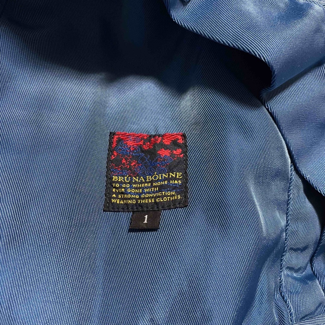BRUNABOINNE(ブルーナボイン)の18SS BRU NA BOINNE スパークルジャンパー Blue 1 メンズのジャケット/アウター(ブルゾン)の商品写真