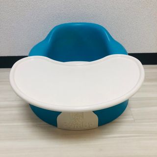 バンボ(Bumbo)のbumbo バンボ　ブルー　テーブル付き　ベビーソファ  ベビーチェア(その他)