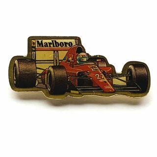 33128 フランス雑貨 ピンズ ピンバッジ マルボロ F1 レーシングカー 赤(その他)
