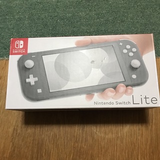 ニンテンドウ(任天堂)のNintendo Switch Liteグレー　新品未使用！(家庭用ゲーム機本体)