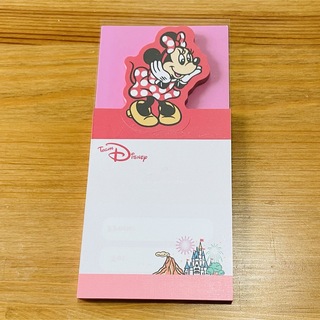 ディズニー(Disney)のミニー　メモ帳　Disney(ノート/メモ帳/ふせん)
