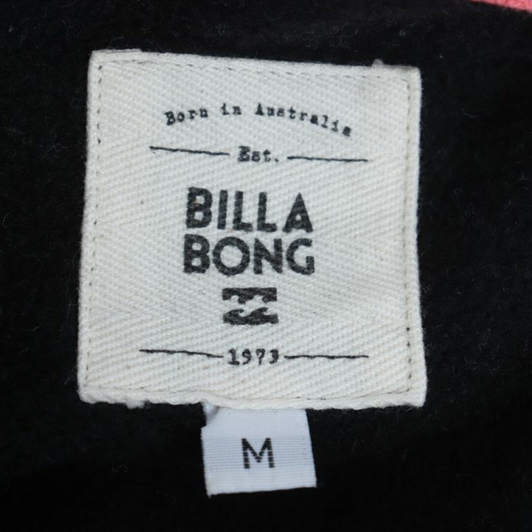 billabong(ビラボン)のビラボン ワンピース トップス 長袖パーカー フロントロゴ スウェット レディース Mサイズ ブラック BILLABONG レディースのワンピース(その他)の商品写真