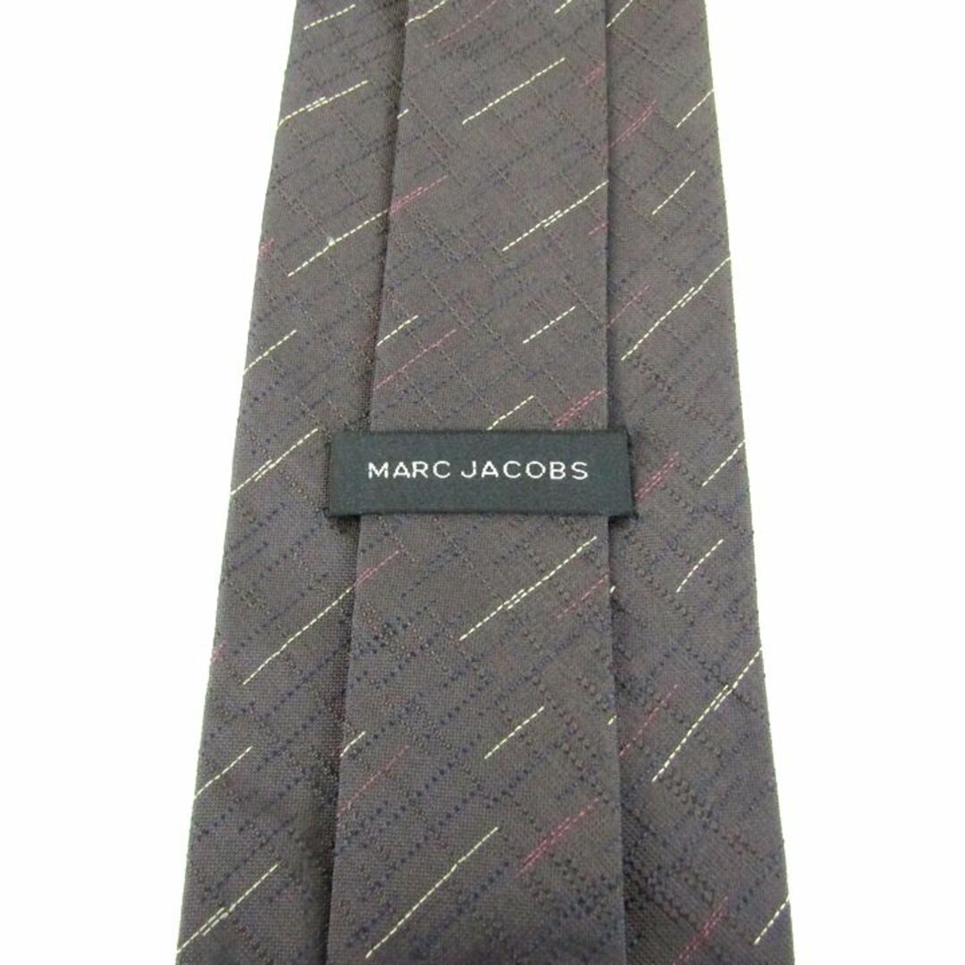 MARC JACOBS(マークジェイコブス)のマークジェイコブス ネクタイ 総柄 シルク イタリア製 ブランド メンズ ブラウン MARC JACOBS メンズのファッション小物(ネクタイ)の商品写真