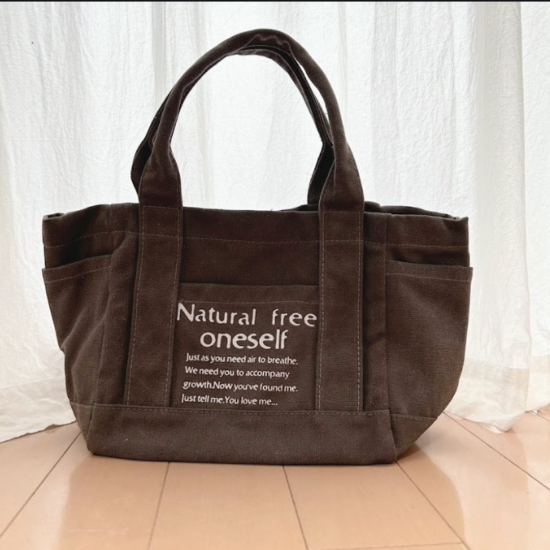 キャンバス素材 2wayトートバッグ 大容量 マザーズバッグにも最適 黒 レディースのバッグ(トートバッグ)の商品写真