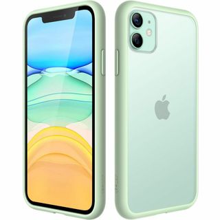 【色:グリーン】JEDirect マットケース iPhone 11 6.1インチ(その他)