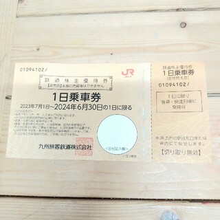 JR九州　1日乗車券(鉄道乗車券)