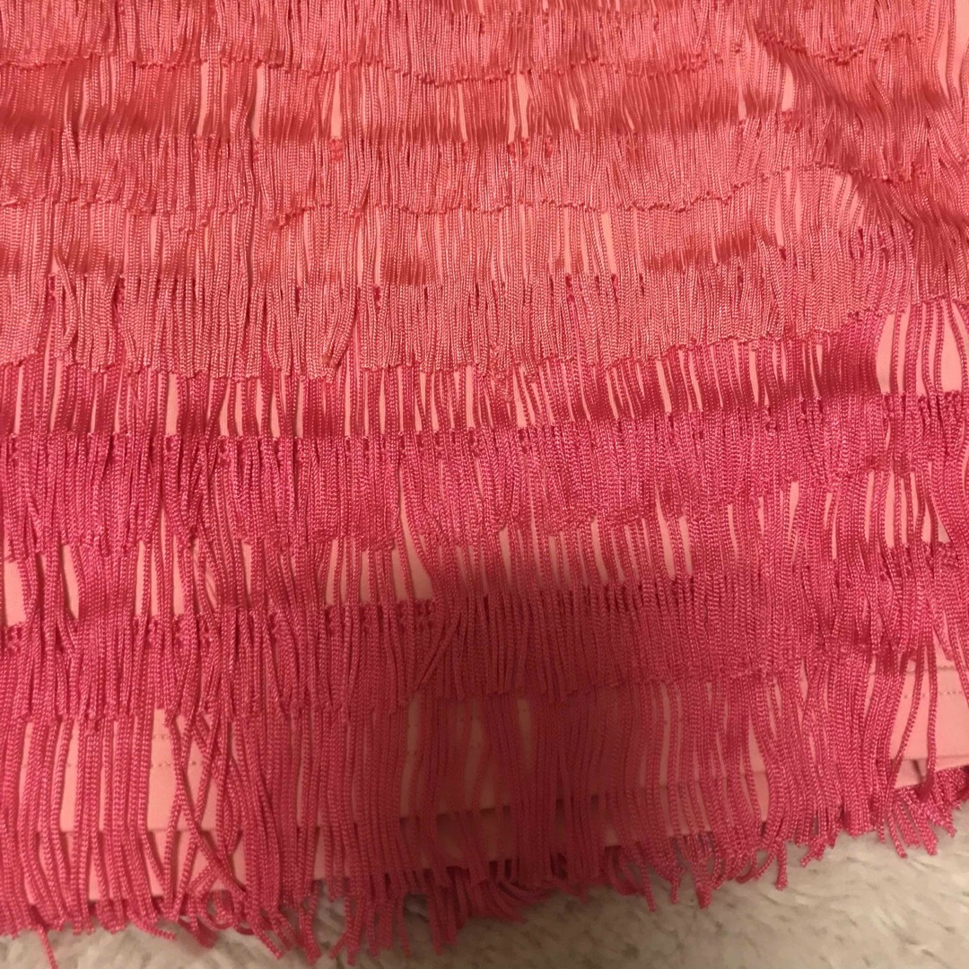 PEACH JOHN(ピーチジョン)の新品☆フリンジスカート・スカート・濃淡ピンク・XS-S・可愛くて素敵☆ レディースのスカート(ミニスカート)の商品写真