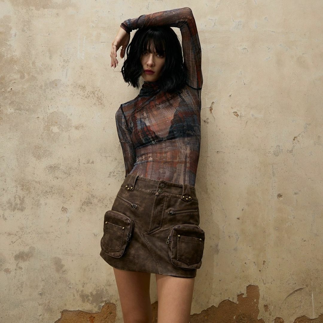sacai - PERSONSOUL VAGUE MESH TOP セカンドスキン カットソー sacai - PERSONSOUL VAGUE MESH TOP セカンドスキン カットソー