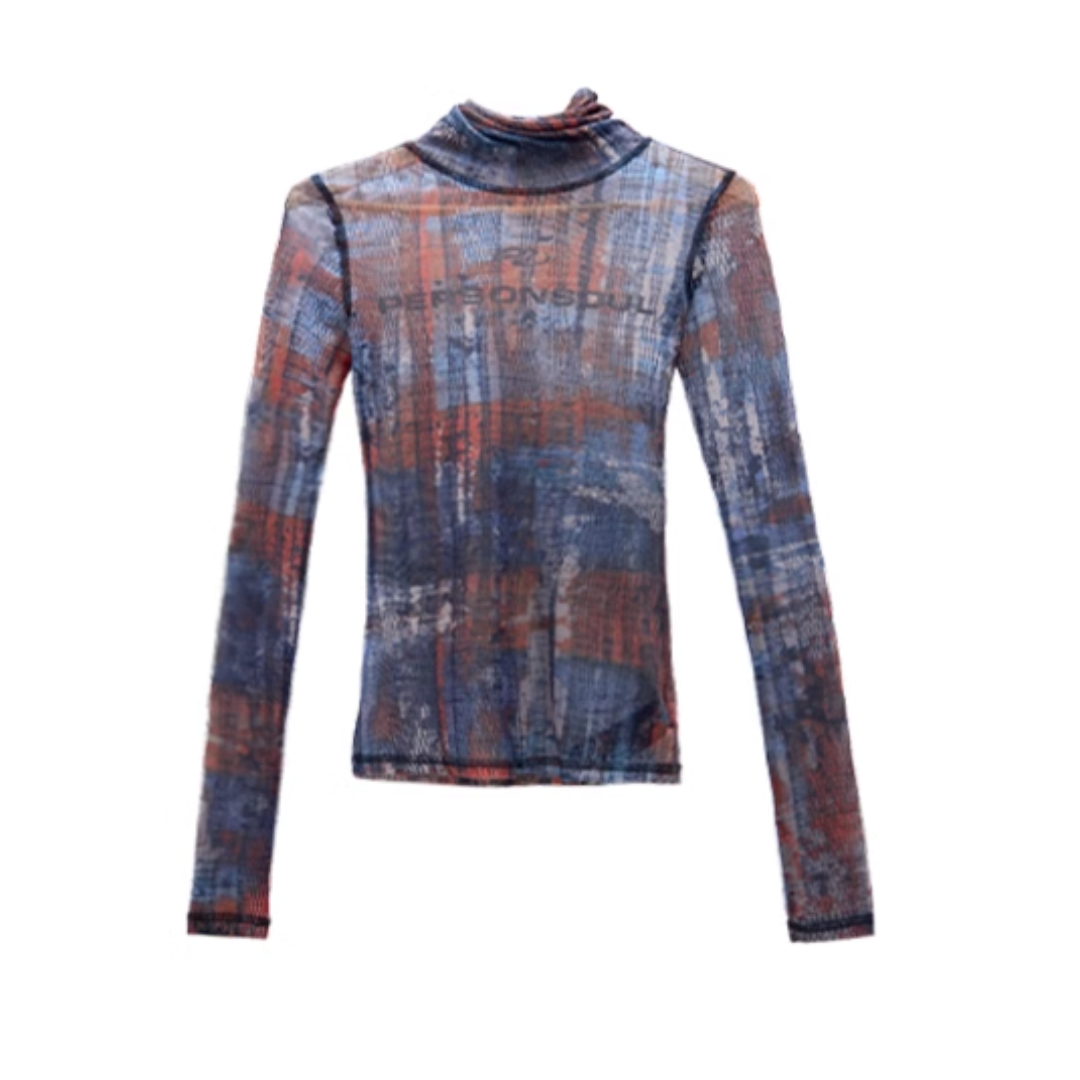 sacai - PERSONSOUL VAGUE MESH TOP セカンドスキン カットソー sacai - PERSONSOUL VAGUE MESH TOP セカンドスキン カットソー