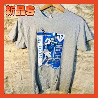 【新品】Dodgers ロサンゼルスドジャース 大谷翔平選手 Tシャツ Sサイズ(Tシャツ/カットソー(半袖/袖なし))