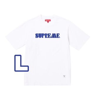 シュプリーム(Supreme)のSupreme Stencil Embroidered Top White(Tシャツ/カットソー(半袖/袖なし))