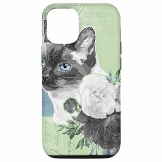 【Model name:iPhone 15】iPhone 15 花とシャム猫、ク(その他)