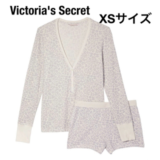ヴィクトリアズシークレット(Victoria's Secret)の可愛いレオパード柄　ルームウェアセット VS XSサイズ　新品未使用(ルームウェア)