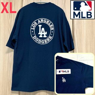 MLB - ⭐新品⭐ドジャース Tシャツ 半袖 ネイビー バックプリント XL 大谷翔平