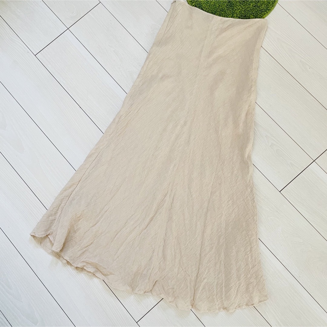 Ralph Lauren(ラルフローレン)のラルフローレン 9 ロングスカート ベージュ レディースのスカート(ロングスカート)の商品写真