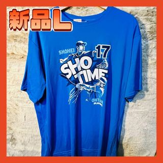 ドジャース 大谷翔平選手 SHO TIME サインプリント Tシャツ Lサイズ(Tシャツ/カットソー(半袖/袖なし))