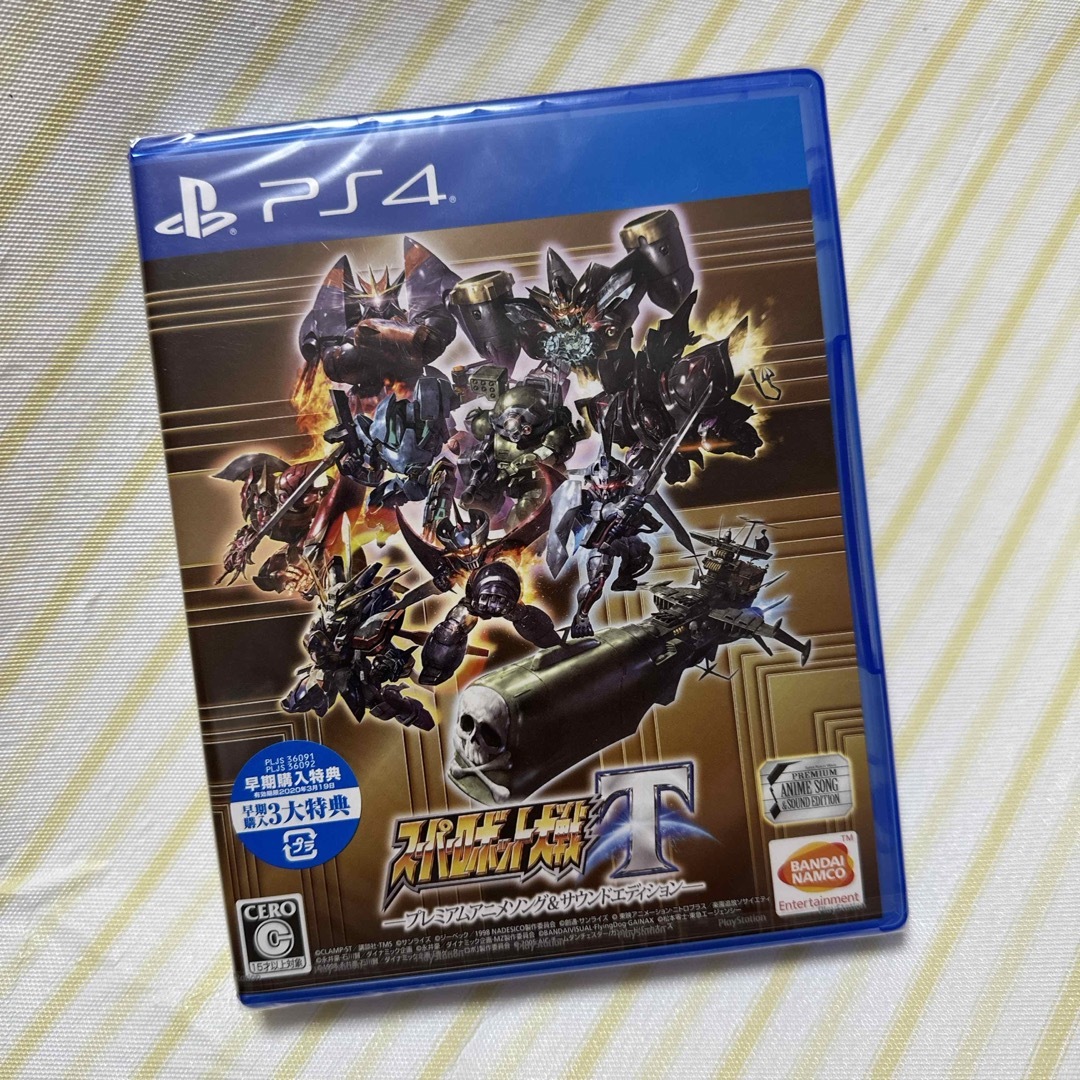 BANDAI NAMCO Entertainment(バンダイナムコエンターテインメント)の【新品】スーパーロボット大戦T（期間限定版） エンタメ/ホビーのゲームソフト/ゲーム機本体(家庭用ゲームソフト)の商品写真