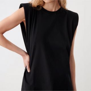 ザラ(ZARA)のZARAショルダーパットレギュラーフィットT(Tシャツ(半袖/袖なし))