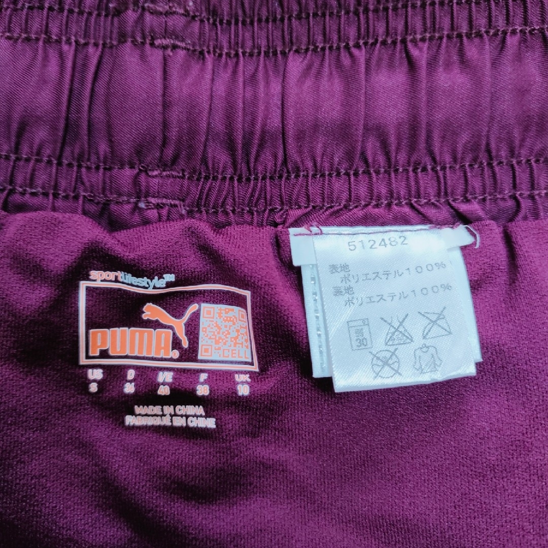PUMA(プーマ)のプーマ PUMA ウィメンズランニングパンツ Sサイズ 紫 スポーツ/アウトドアのランニング(ウェア)の商品写真