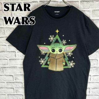 オールドネイビー(Old Navy)のSTAR WARS スターウォーズ ヨーダ クリスマスツリー Tシャツ 半袖(Tシャツ/カットソー(半袖/袖なし))