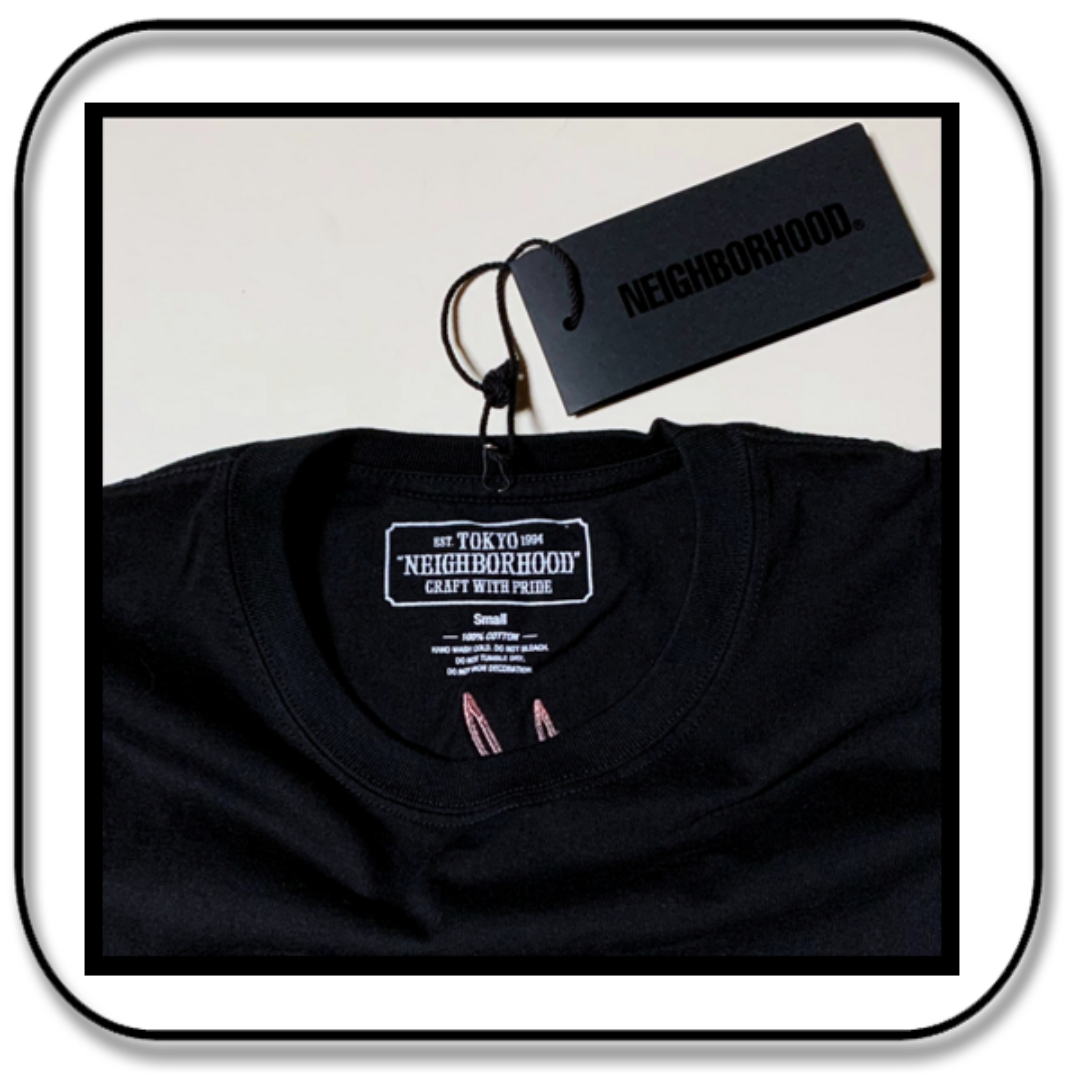 NEIGHBORHOOD(ネイバーフッド)のネイバーフッド スカル刺繍の半袖Ｔシャツ ブラック 「Ｓ」 メンズのトップス(Tシャツ/カットソー(半袖/袖なし))の商品写真