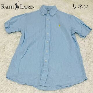 ラルフローレン(Ralph Lauren)のラルフローレン　リネン100% 半袖　シャツ(シャツ)