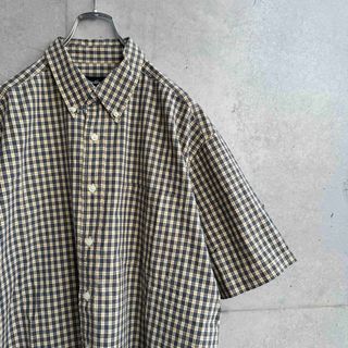 エディーバウアー(Eddie Bauer)の00年代 Eddie Bauer 半袖シャツ plaid チェックシャツ(シャツ)