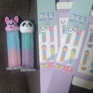 PEZ　入浴剤　バスソルト　２個(タオル/バス用品)