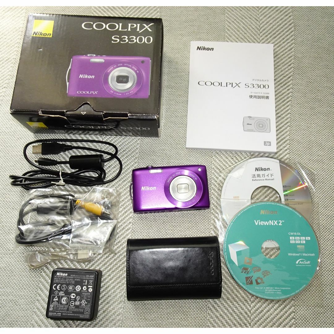 Nikon - Nikon Coolpix S3300（メタリックパープル）