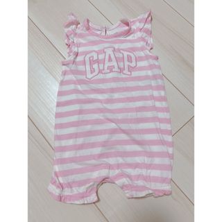 ベビーギャップ(babyGAP)のbabyGAP♡ボーダーロンパース(ロンパース)