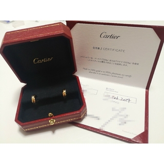 Cartier - 【1度のみ着用】カルティエ　トリニティ　ピアス
