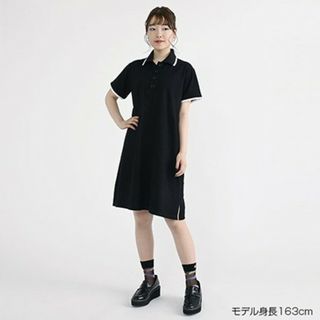 マリークワント(MARY QUANT)のマリークヮント 美品 ポロワンピース(ミニワンピース)