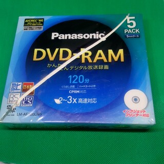 Panasonic DVD−RAM 120分 / 5pack