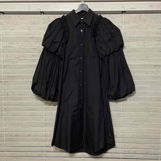 COMME des GARCONS - 20aw COMMEdesGARCONS ボリュームフリルアームシャツワンピース