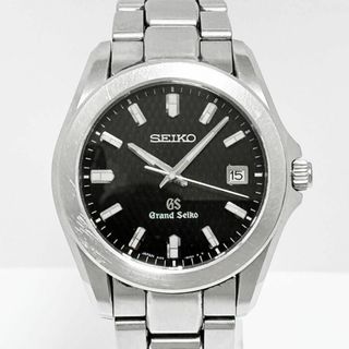 グランドセイコー(Grand Seiko)の動作良好 グランドセイコー SBGF021 8J5系クオーツ 8J56 黒文字盤(腕時計(アナログ))