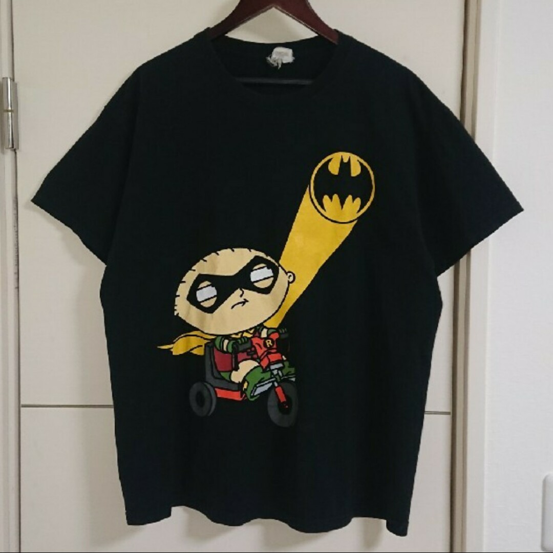 ファミリーガイ Tシャツ アニメキャラクター古着 ビッグプリント メンズのトップス(Tシャツ/カットソー(半袖/袖なし))の商品写真