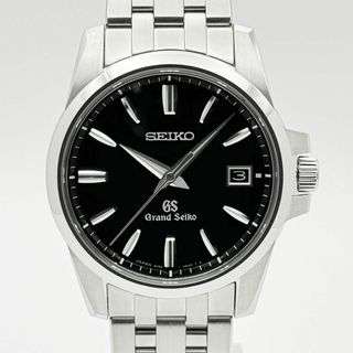 グランドセイコー(Grand Seiko)の極美品 グランドセイコー 9Fクォーツ SBGX049 9F62 ブラック QZ(腕時計(アナログ))