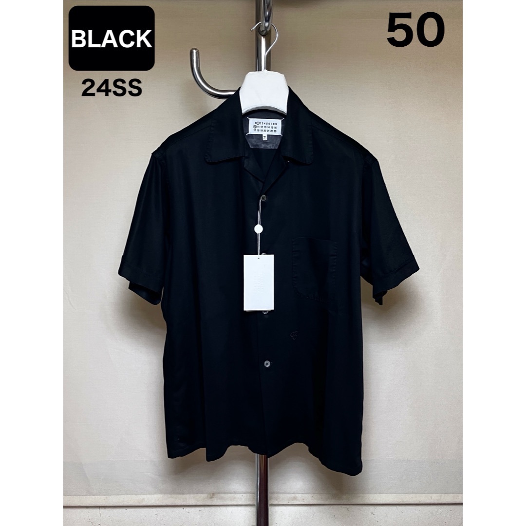 Maison Margiela（旧Maison Martin Margiela） - 新品 50 マルジェラ 24ss オープンカラーレーヨンシャツ 開襟 6284