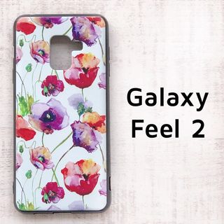 Galaxy Feel2 ポピー 花 ソフトケース カバー フィール2