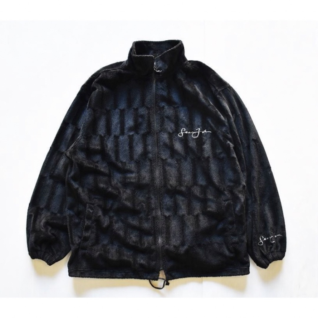 Sean John - SEAN JOHN ベロア ジャージセットアップ 黒 XXLの Sean John - SEAN JOHN ベロア ジャージセットアップ 黒 XXLの